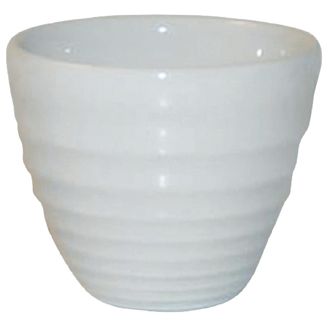 Churchill Bit on the Side White Ripple Dip Pots 57ml (12 Pack)