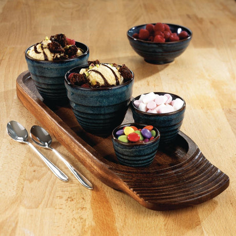 Churchill Bit on the Side Blue Ripple Dip Pots 57ml (12 Pack)