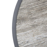 Bolero Fibre Glass Round Table Top Wood Effect 580mm