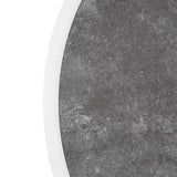 Bolero Fibre Glass Round Table Top Dark Stone Effect 580mm