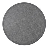 Bolero Fibre Glass Round Table Top Brushed Black 580mm