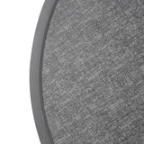 Bolero Fibre Glass Round Table Top Brushed Black 580mm