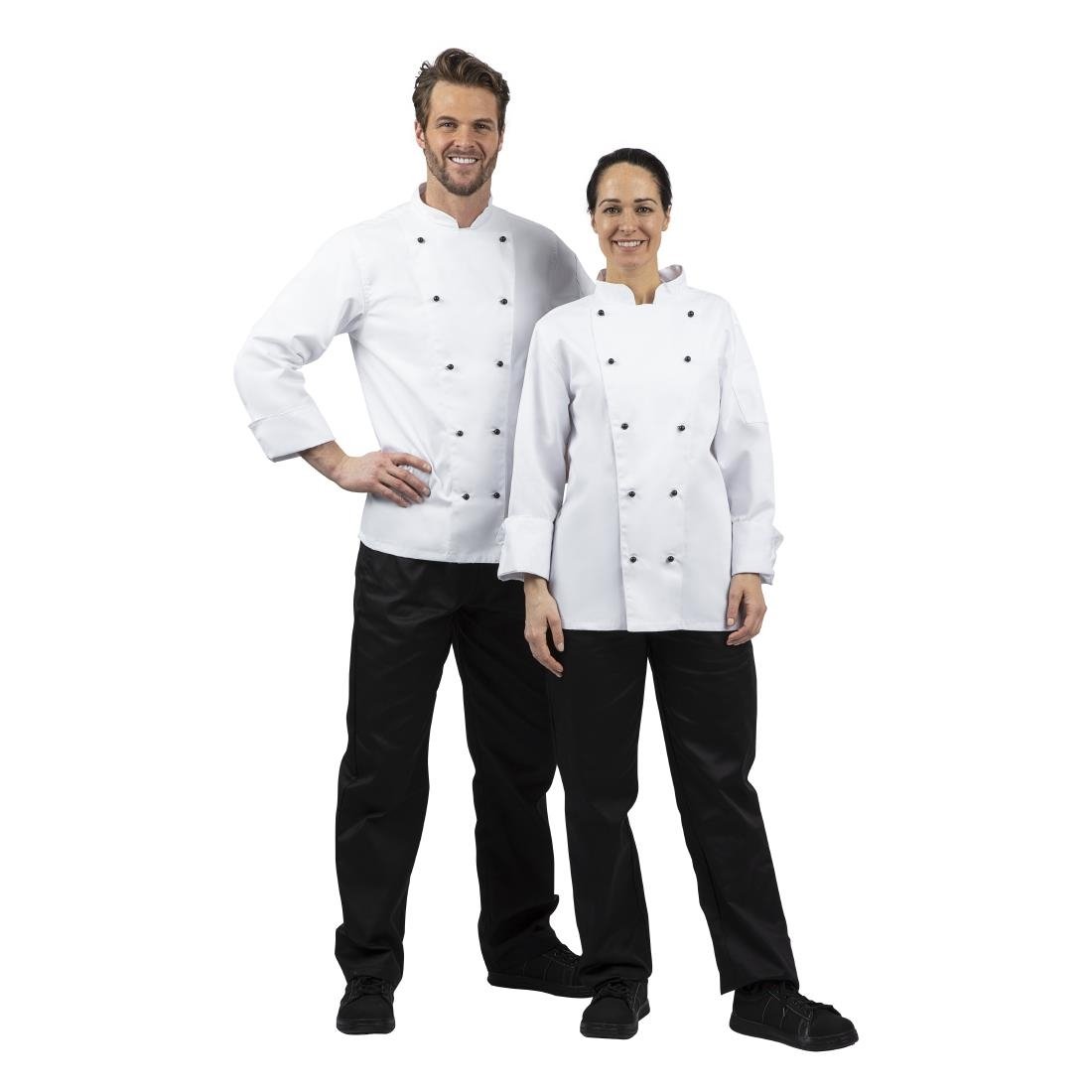 Whites Chicago Unisex Chef Jacket Long Sleeve White XL