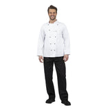 Whites Chicago Unisex Chef Jacket Long Sleeve White S