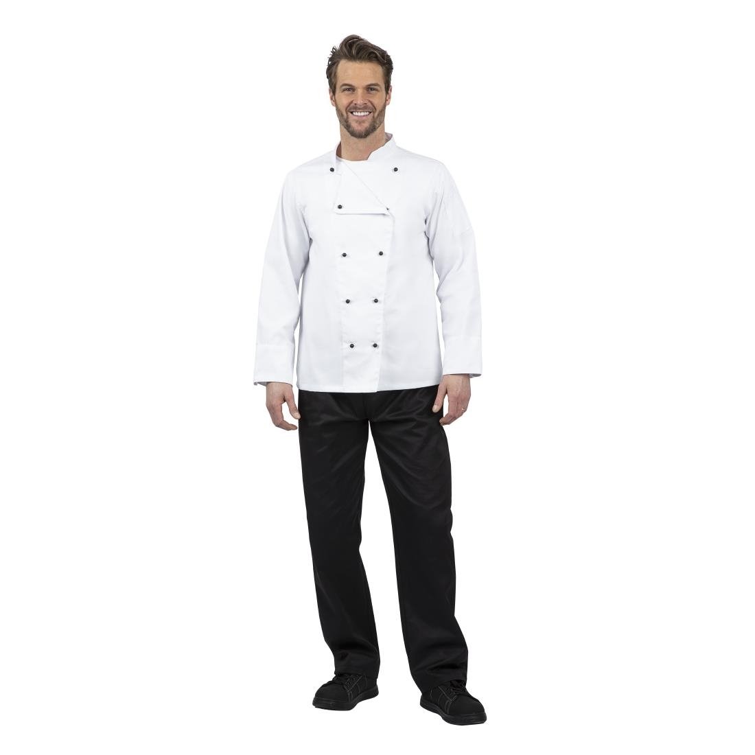 Whites Chicago Unisex Chef Jacket Long Sleeve White XL