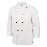 Whites Chicago Unisex Chef Jacket Long Sleeve White S