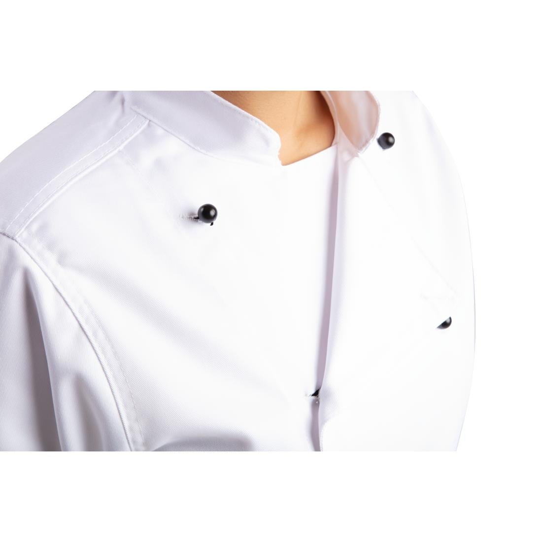 Whites Chicago Unisex Chef Jacket Short Sleeve White XL