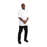 Whites Chicago Unisex Chef Jacket Short Sleeve White S