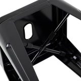 Bolero Bistro Steel High Stools Black (4 Pack)