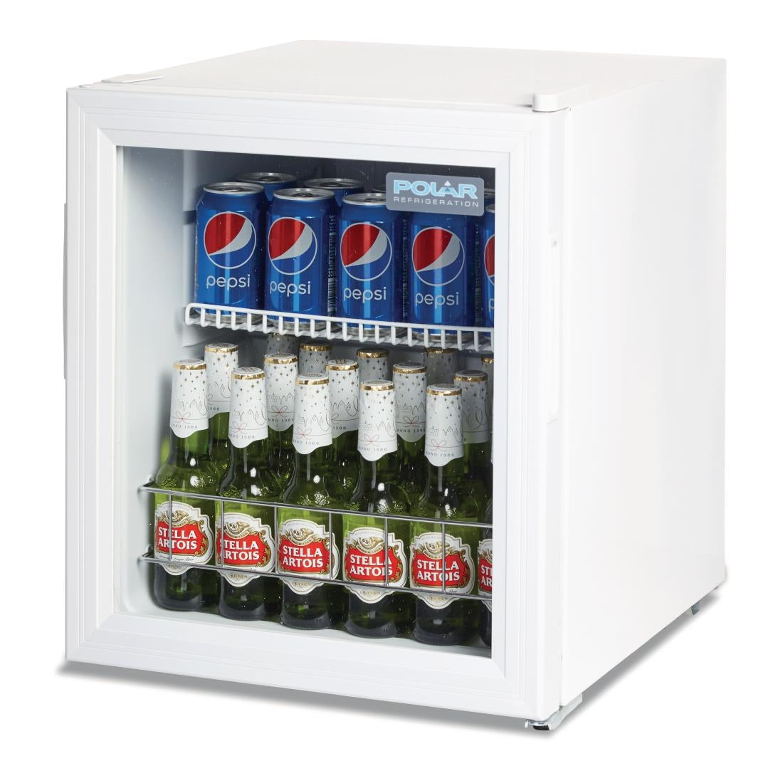 Polar C-Series Countertop Display Fridge White