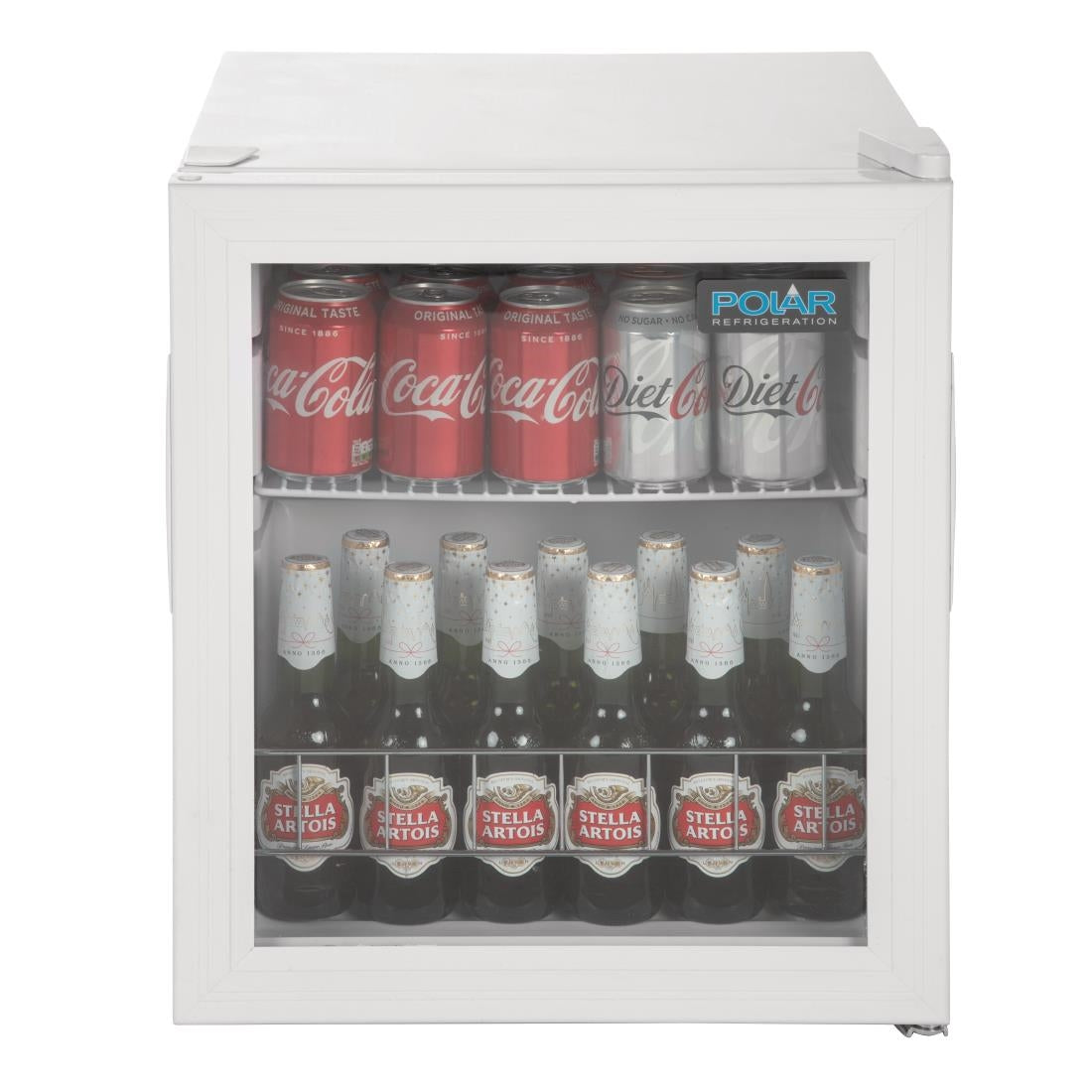 Polar C-Series Countertop Display Fridge White