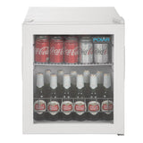 Polar C-Series Countertop Display Fridge White