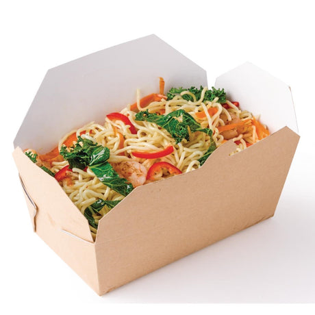Colpac Recyclable Microwavable Food Boxes Rectangular 985ml (250 pack)