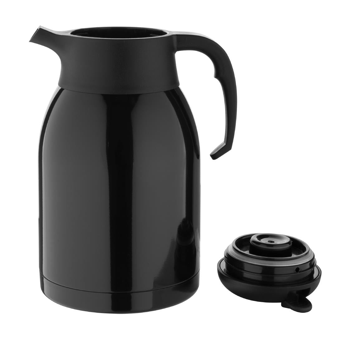 Olympia Vacuum Jug Black 2Ltr