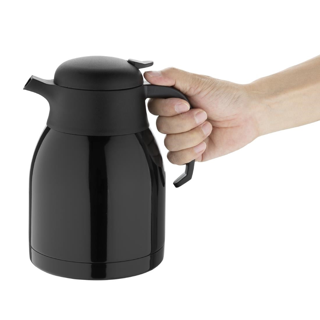 Olympia Vacuum Jug Black 1.5Ltr