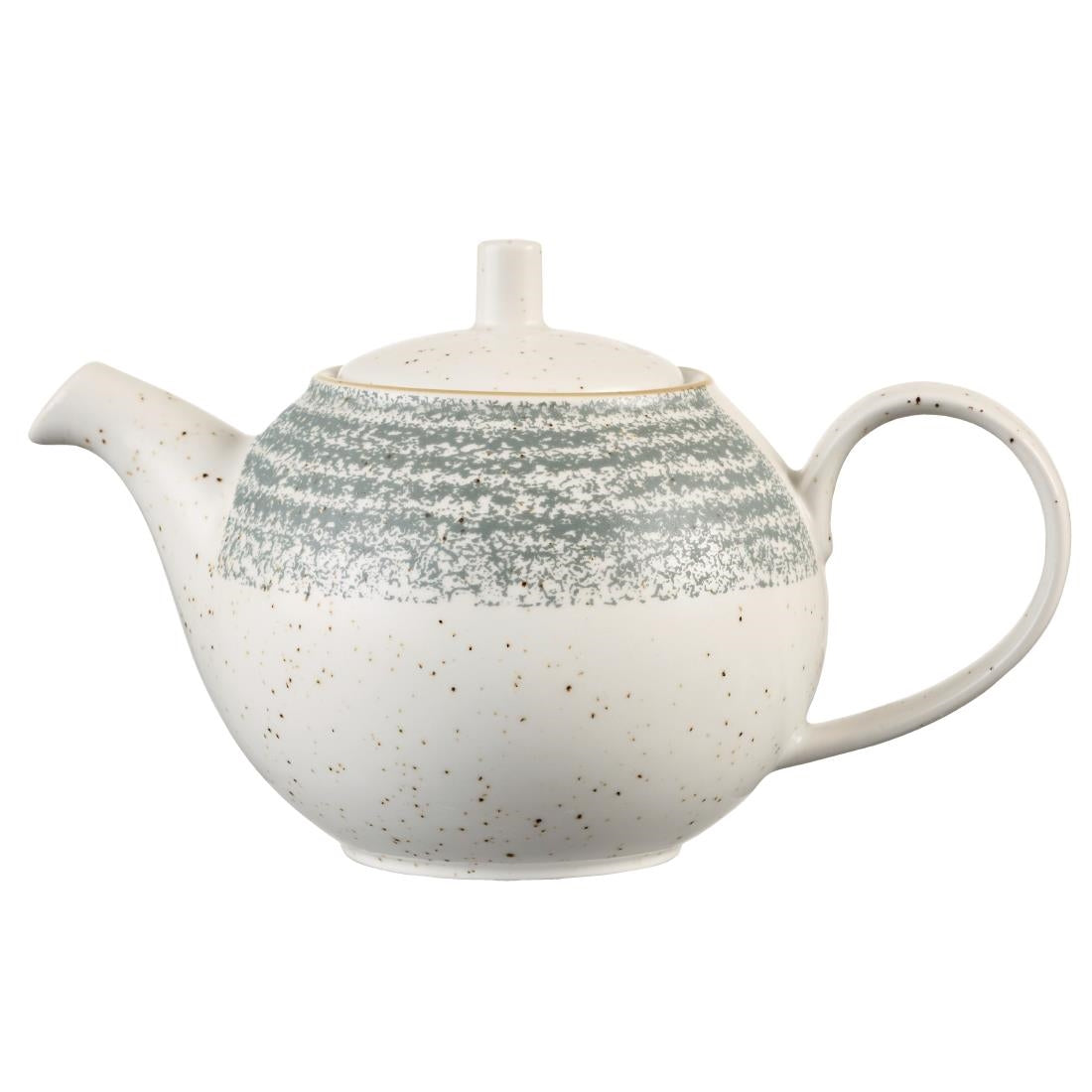 Churchill Studio Prints Homespun Stone Grey Teapot 426ml (4 Pack)