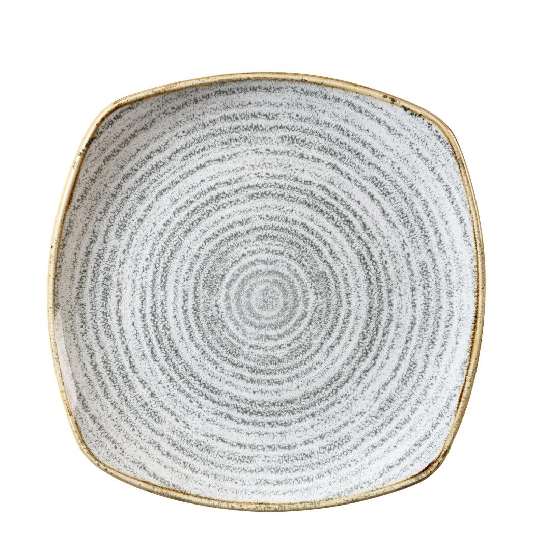 Churchill Studio Prints Homespun Charcoal Grey Square Plates 252mm