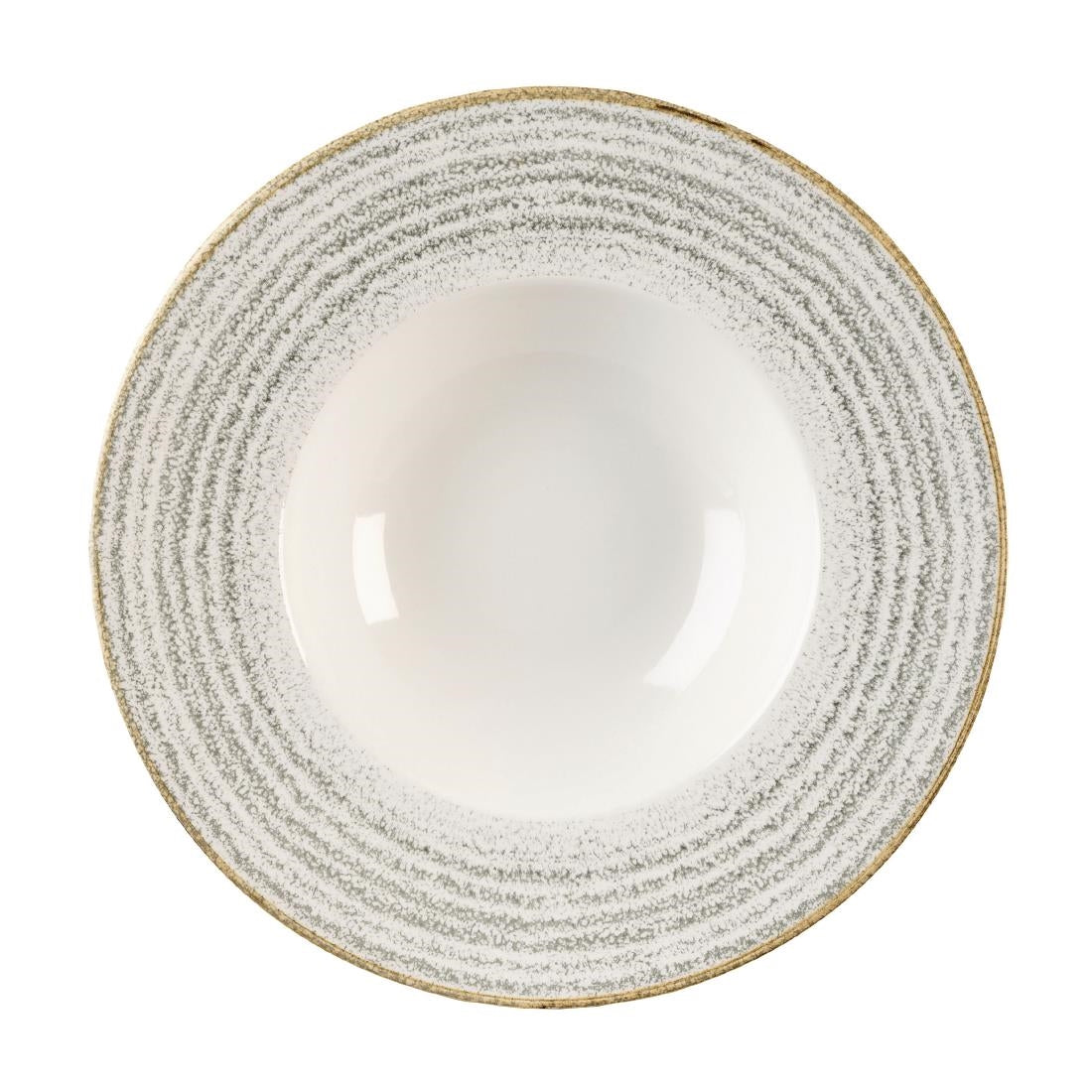 Churchill Studio Prints Homespun Stone Grey Wide Rim Bowls 280mm (12 Pack)