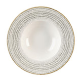 Churchill Studio Prints Homespun Stone Grey Wide Rim Bowls 280mm (12 Pack)