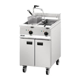 Lincat Opus 800 Twin Tank Twin Basket Free Standing Electric Filtration Fryer OE8113/OP