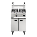 Lincat Opus 800 Twin Tank Twin Basket Free Standing Electric Filtration Fryer OE8113/OP2