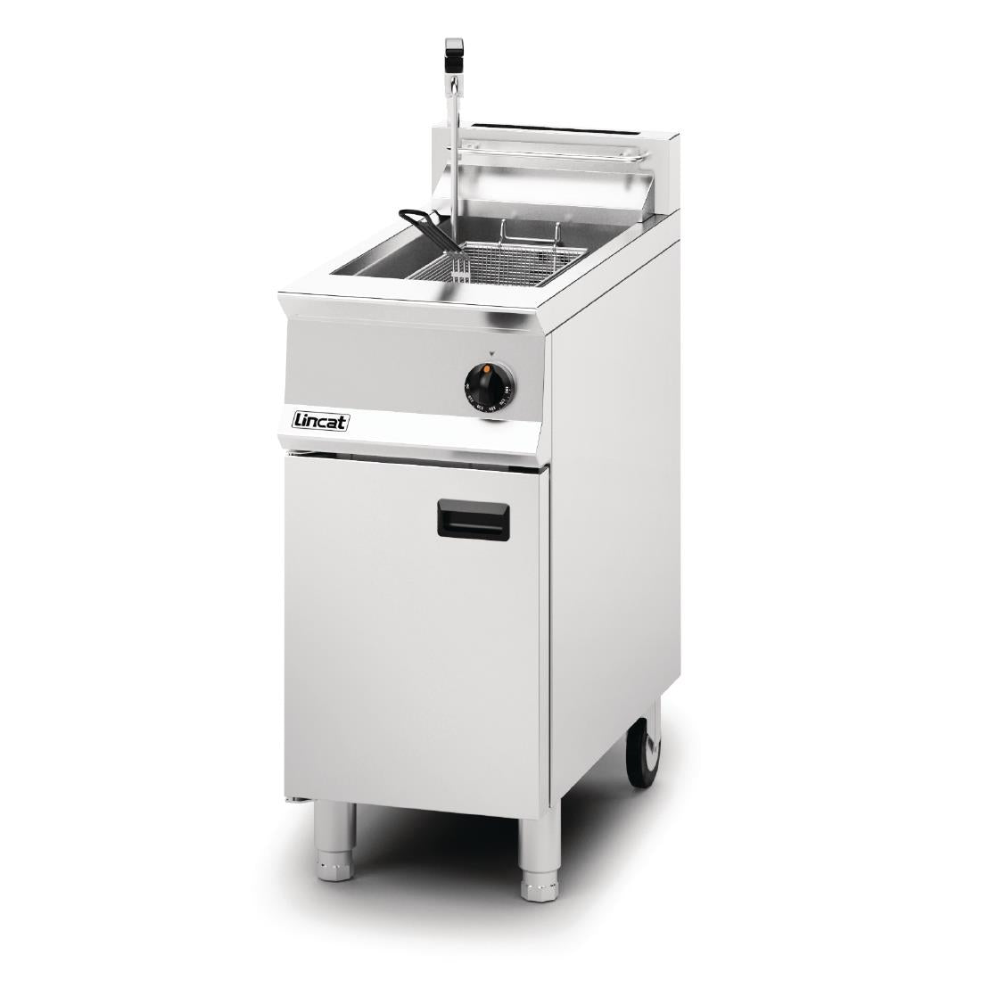 Lincat Opus 800 Single Tank Single Basket Free Standing Natural Gas Filtration Fryer OG8106/OP