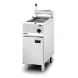 Lincat Opus 800 Single Tank Single Basket Free Standing Natural Gas Filtration Fryer OG8106/OP