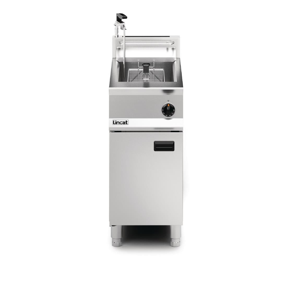 Lincat Opus 800 Single Tank Single Basket Free Standing Natural Gas Filtration Fryer OG8106/OP