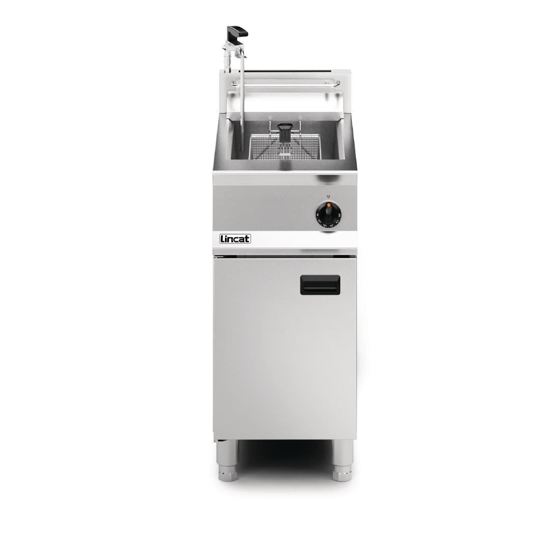 Lincat Opus 800 Single Tank Single Basket Free Standing Propane Gas Filtration Fryer OG8106/OP