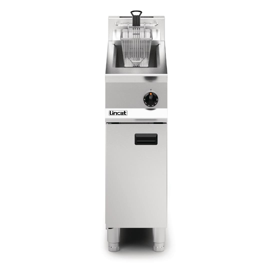 Lincat Opus 800 Single Tank Single Basket Free Standing Natural Gas Fryer OG8110
