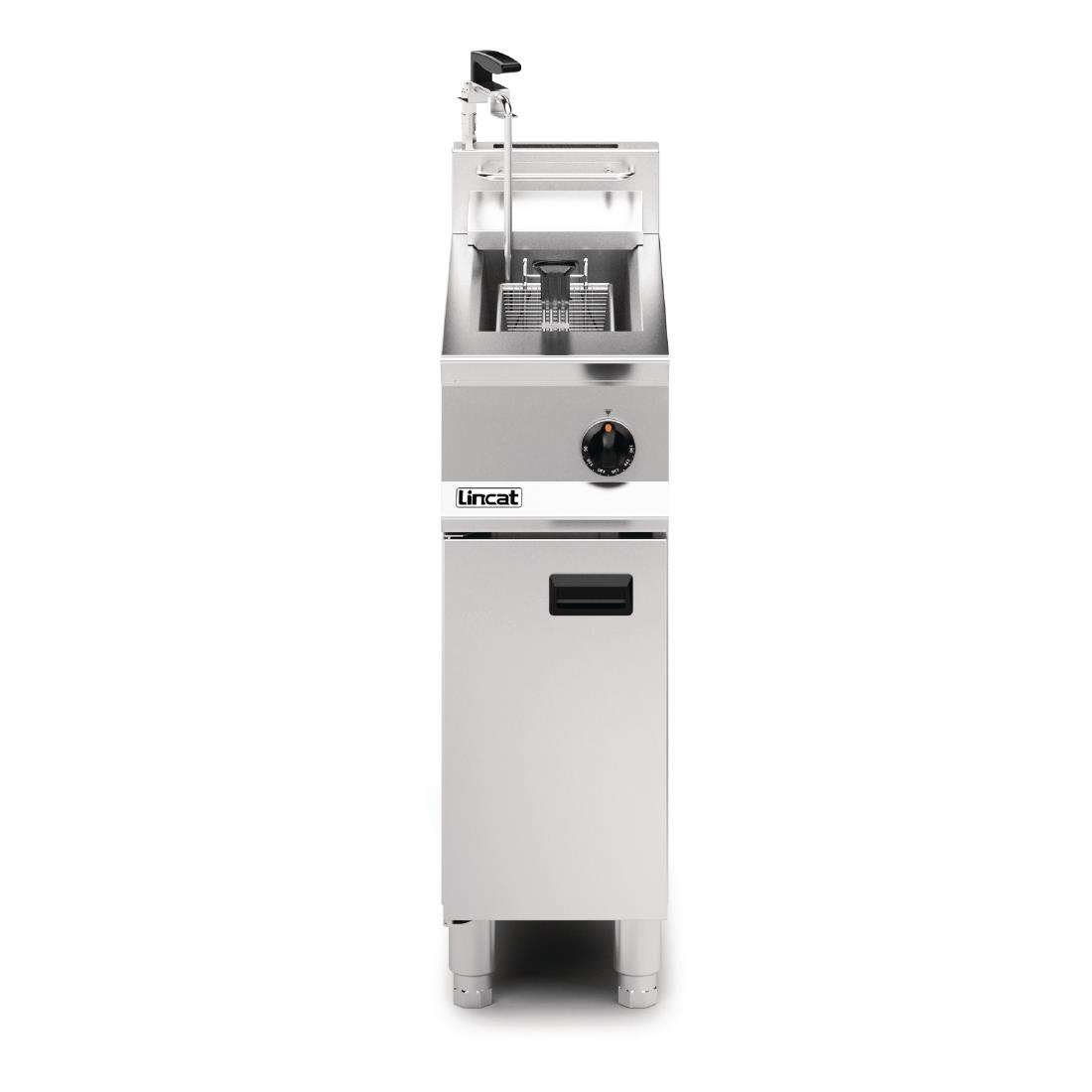 Lincat Opus 800 Single Tank Single Basket Free Standing Propane Gas Filtration Fryer OG8110/OP