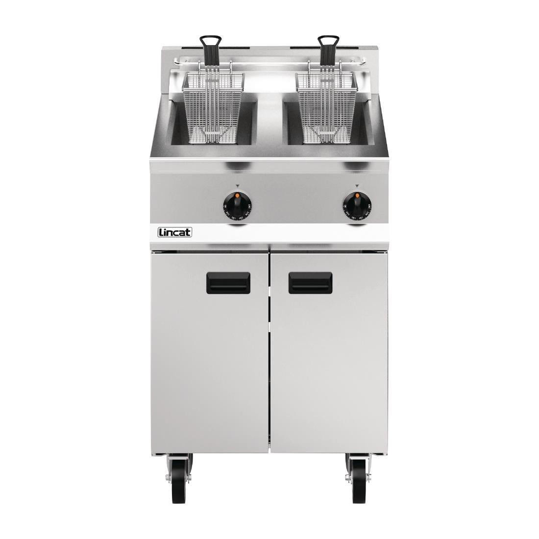 Lincat Opus 800 Twin Tank Twin Basket Free Standing Propane Gas Fryer OG8111