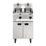 Lincat Opus 800 Twin Tank Twin Basket Free Standing Propane Gas Fryer OG8111