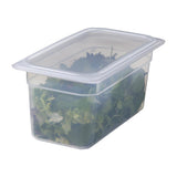 Cambro Safetrak IML Polypropylene White Seal Lid 1/3 GN