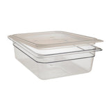 Cambro Safetrak IML Polypropylene Soft Seal Lid Clear 1/2 GN