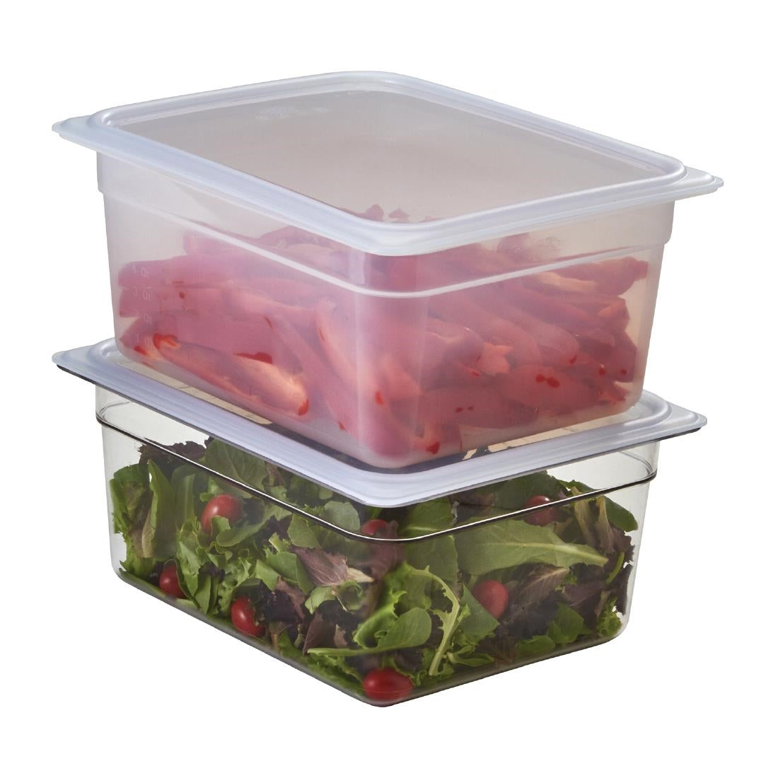 Cambro Safetrak IML Polypropylene Soft Seal Lid Clear 1/2 GN