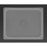 Cambro Safetrak IML Polypropylene Soft Seal Lid Clear 1/2 GN