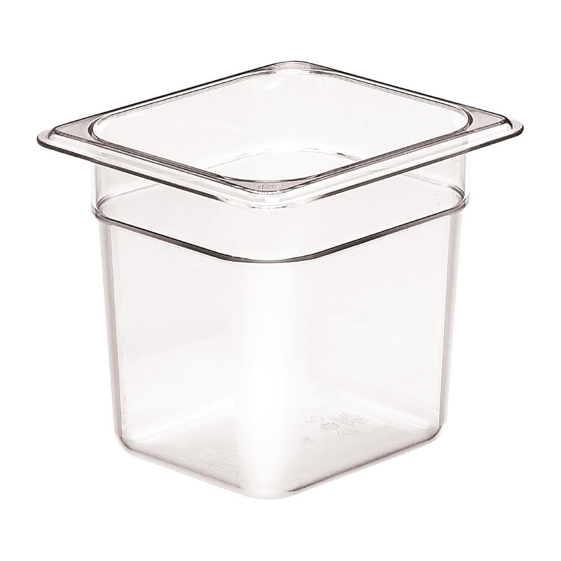 Cambro Polycarbonate 1/6 Gastronorm Tray 150mm