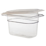 Cambro Safetrak IML Polypropylene Soft Seal Lid Clear 1/9 GN