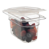 Cambro Safetrak IML Polypropylene Soft Seal Lid Clear 1/9 GN