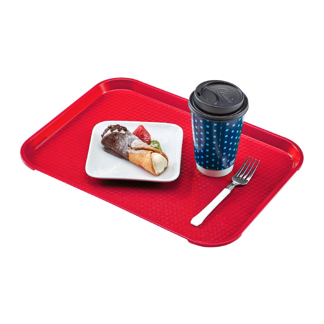 Cambro Polypropylene Fast Food Tray Red 410mm