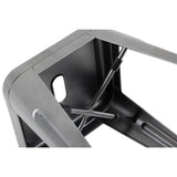Bolero Bistro Steel Low Stools Gun Metal (4 Pack)
