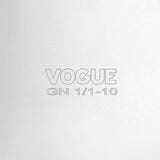 Vogue Heavy Duty Stainless Steel 1/1 Gastronorm Tray 10mm