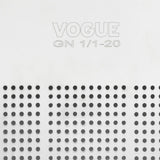 Vogue Stainless Steel Heavy Duty Perforated 1/1 Gastronorm Tray 20mm