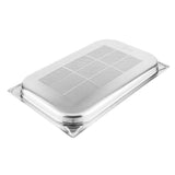 Vogue Stainless Steel Heavy Duty Perforated 1/1 Gastronorm Tray 40mm
