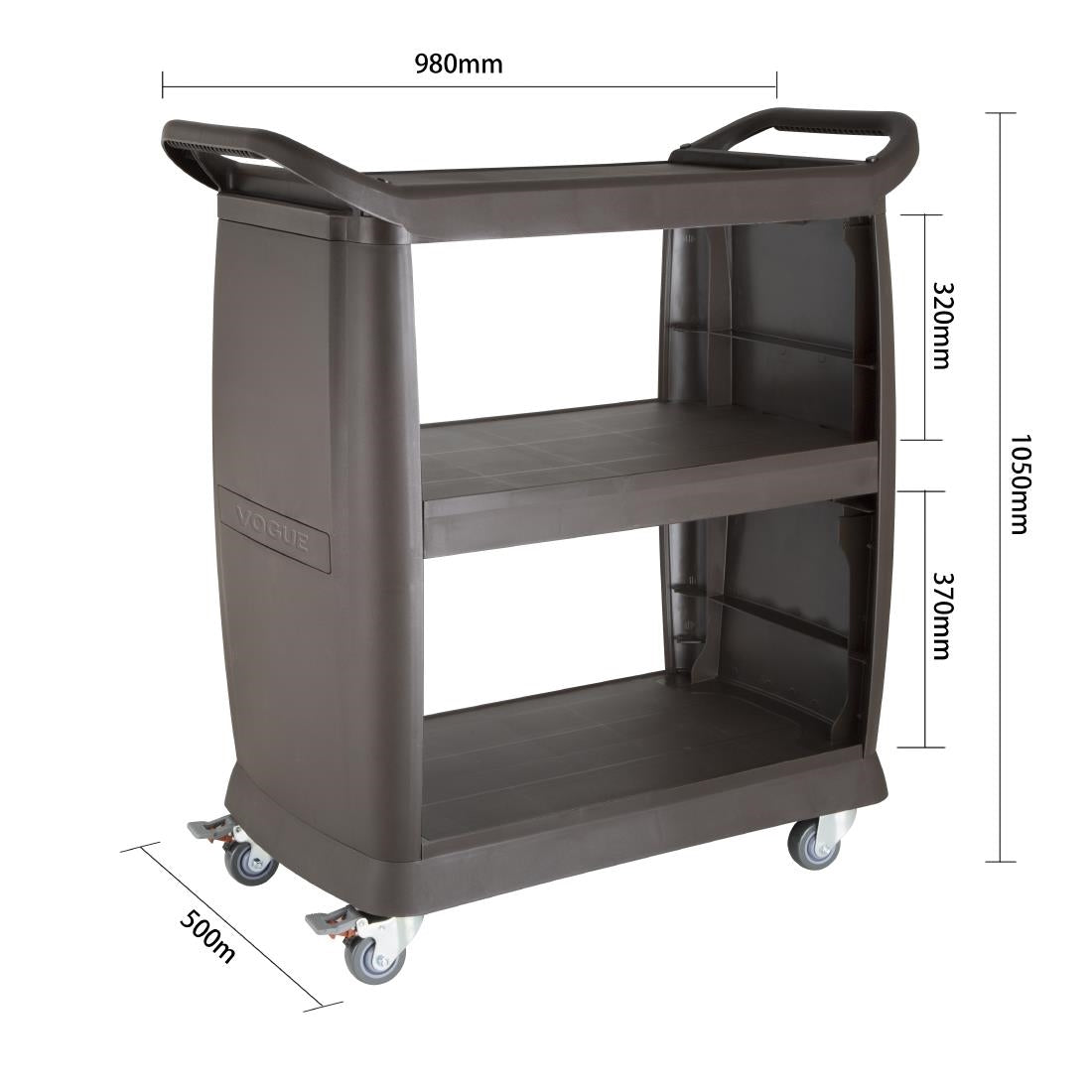 Vogue Polypropylene Mobile Trolley