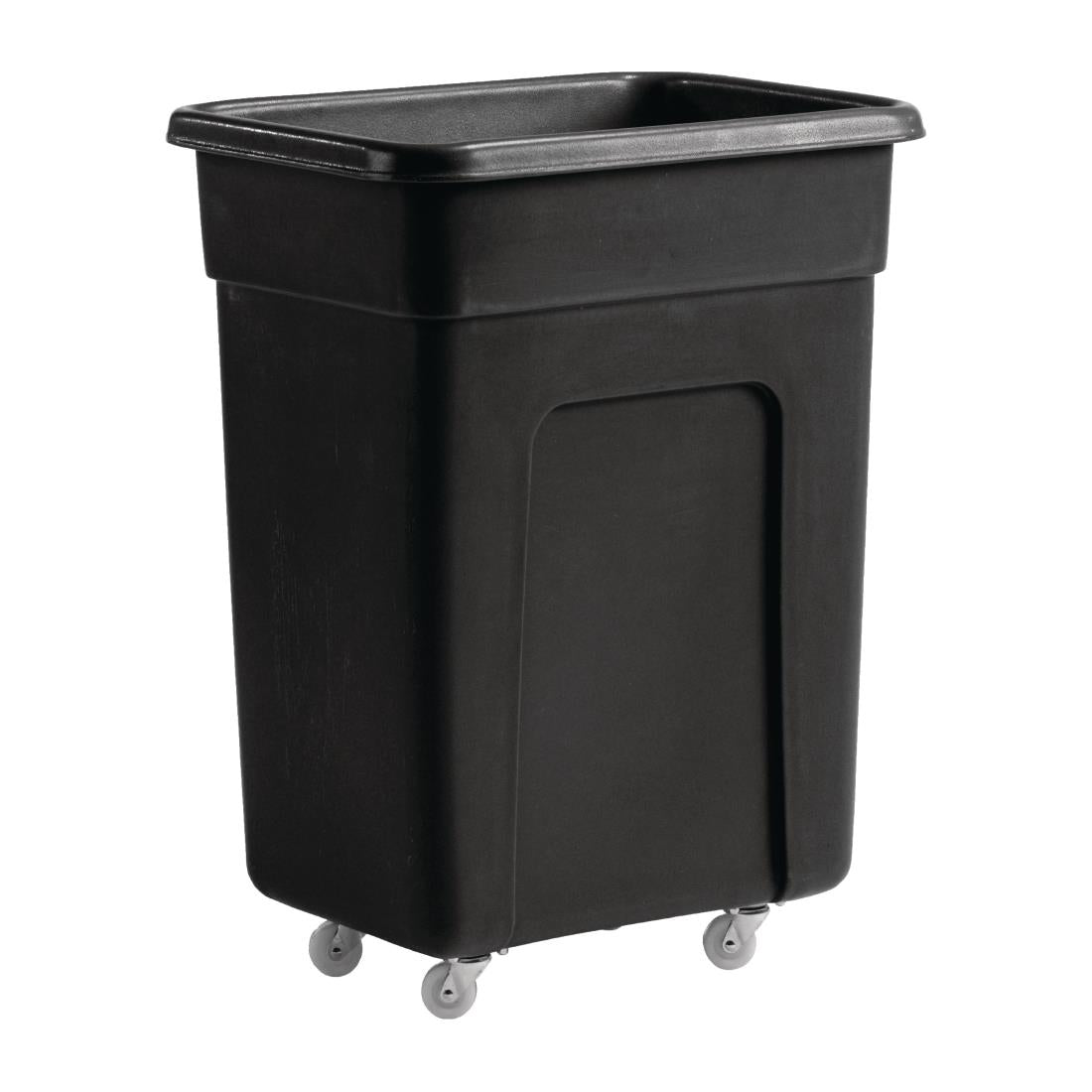 Black Polyethylene Trolley Small 130Ltr 600mm