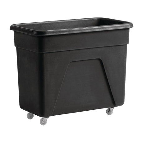 Black Polyethylene Trolley Medium 160Ltr 815mm