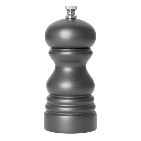 Olympia Salt Or Pepper Grinder Grey Hevea Wood 125mm