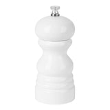 Olympia Salt Or Pepper Grinder White Hevea Wood 125mm